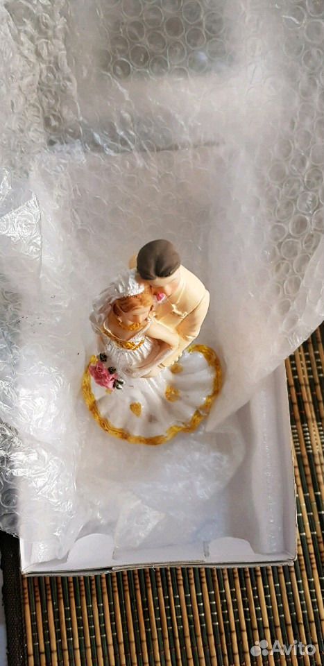 Статуэтка "Жених и Невеста" из мастики (сьедобные) купить на Зозу.ру - фотография № 5
