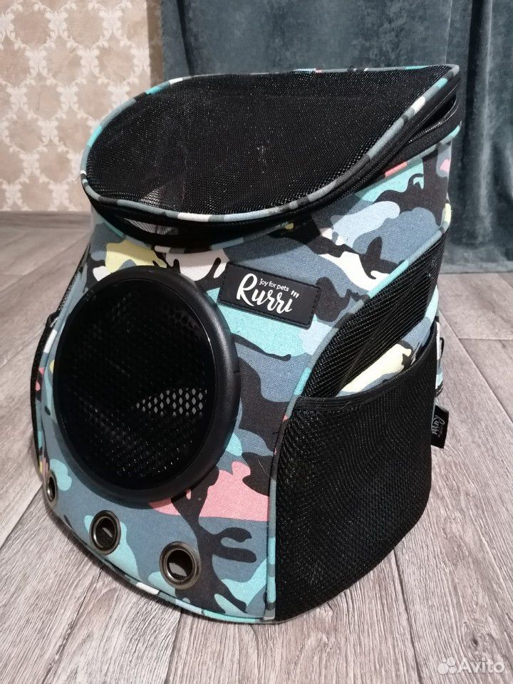 Рюкзак переноска для кошек и собак с иллюминатором купить на Зозу.ру - фотография № 1