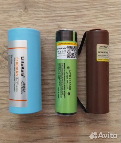 Аккумуляторы 21700, 26650