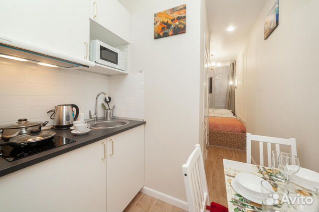 

Квартира-студия, 10 м², 1 кровать