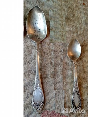 Столовые приборы мельхиор, мнц, СССР - 4 шт. -торг
