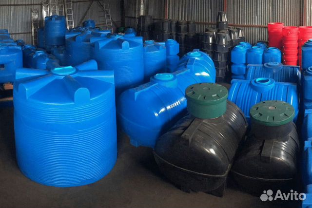 Емкости пластиковые от 100л до 20 тонн,для воды,дт