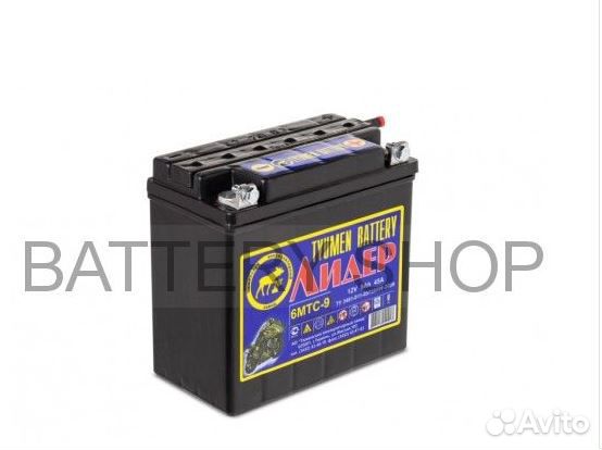 Аккумулятор мото Тюмень Лидер 6 МТС 9Ач