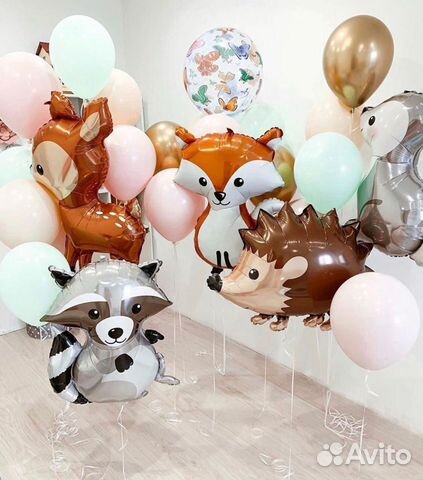 Воздушные шары Лесные звери