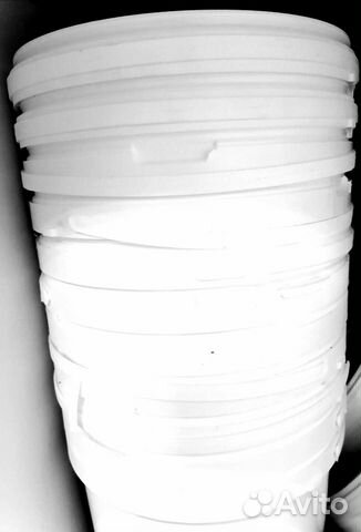 Ведро пластиковое с крышкой 5 литров