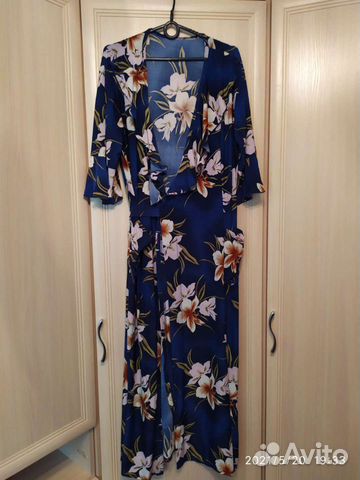 Халат шелковый на запах