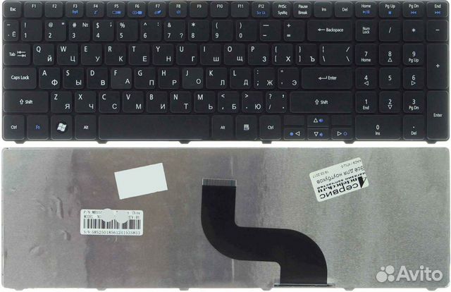 Новая клавиатура Acer Aspire 5742, 5750, 5551 KAC9