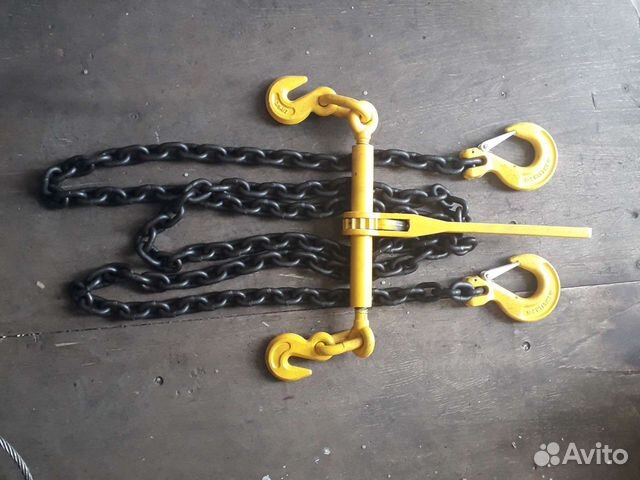 Цепь, стяжка груза с талрепом 8,0т 10,0м