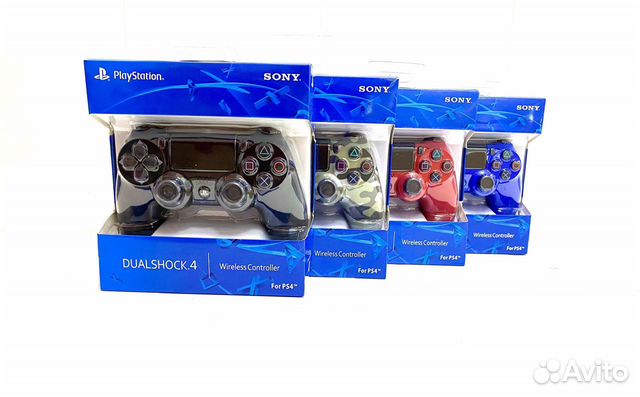 Джойстик для PS4 Dual Shock 4 (черный/коробка)