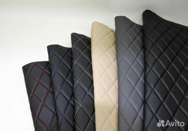 Стеганая экокожа - декоративный материал