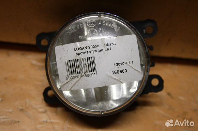 Фара противотуманная Renault Logan I (2004—2009)