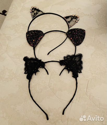 Ободок кошачьи ушки