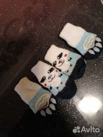 Носочки для собак мелких пород