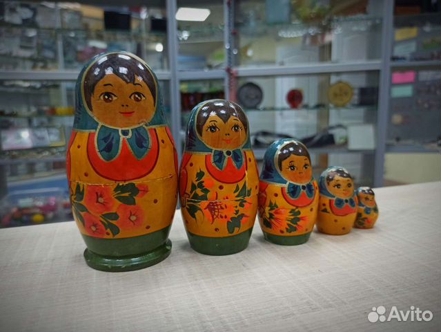 Советская Матрёшка Сделано В СССР Ретро Винтаж