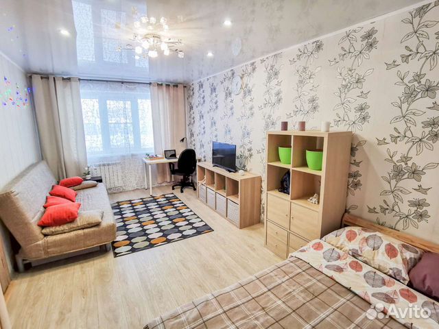 

1-к. квартира, 32 м², 2 кровати