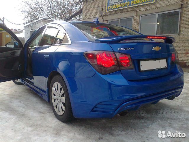 Задний бампер chevrolet cruze