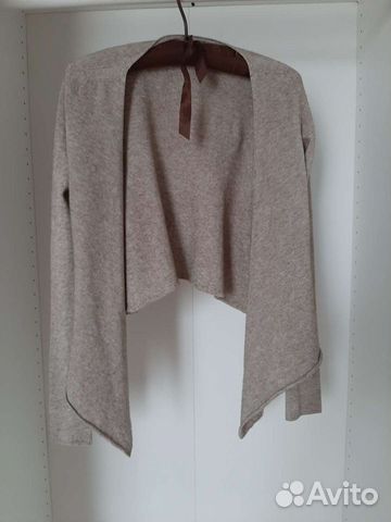 Балеро бежевый и черный на 44-46 р