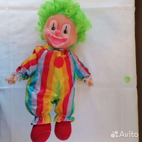 Куклы сссср игрушки клоун 40 см, много
