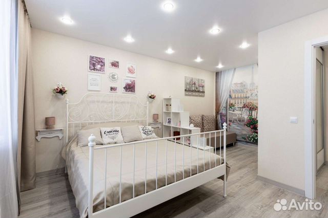 

1-к. квартира, 39 м², 2 кровати