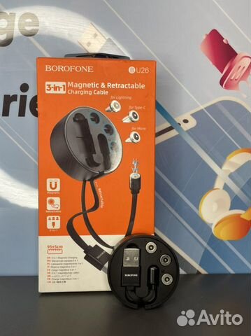 Магнитный кабель (lighting, microusb, Type-c)