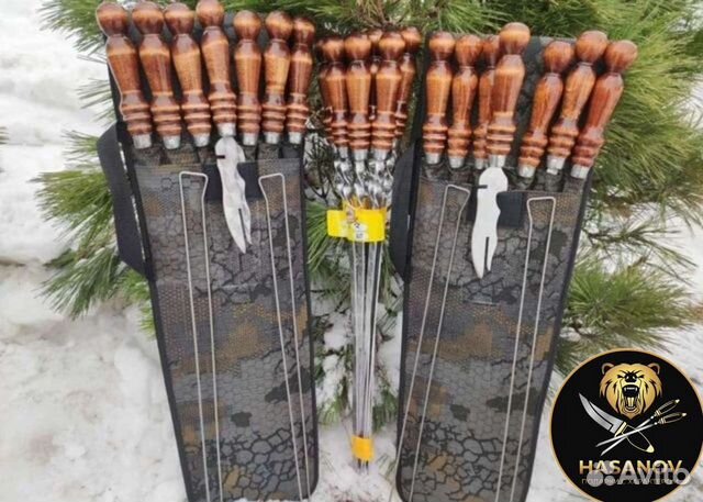 Набор шампуров в чехле