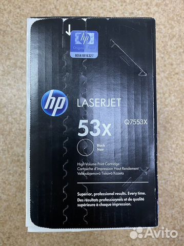 Картридж HP Laserjet Q7553X Black