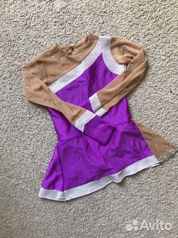 Купальник для гимнастики со стразами