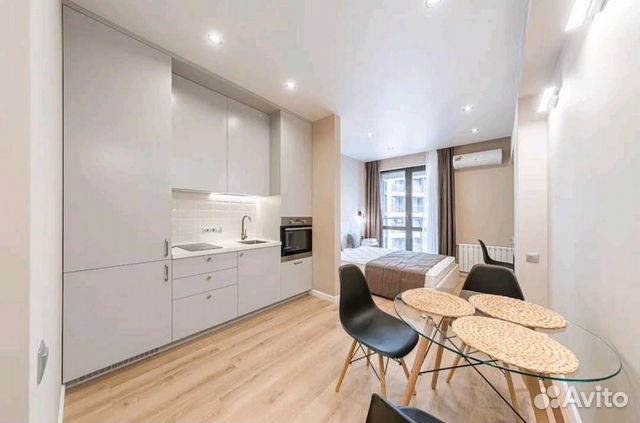 

Квартира-студия, 28 м², 1 кровать