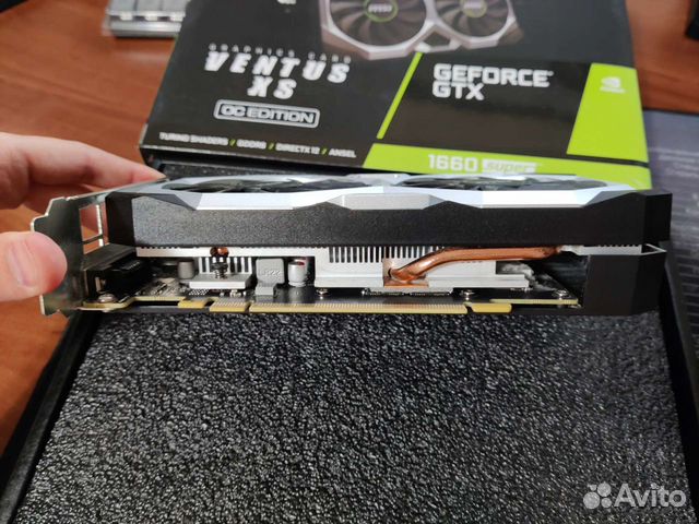 MSI GTX 1660 Super 6gb (полный комплект)