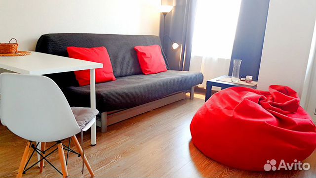

Квартира-студия, 28 м², 2 кровати