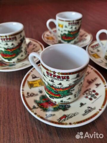 Набор кофейный на 4 персоны (Кипр)