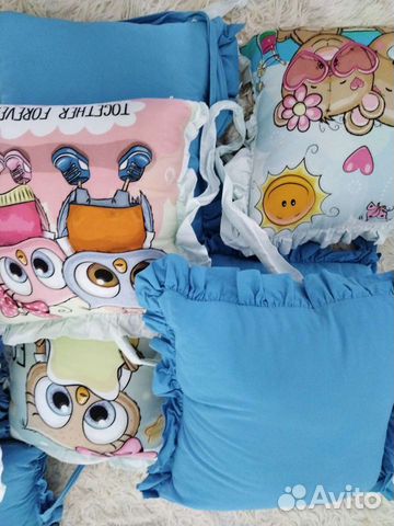 Бортики для детской кроватки