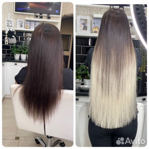 Качественное наращивание волос,капсулы и ленты