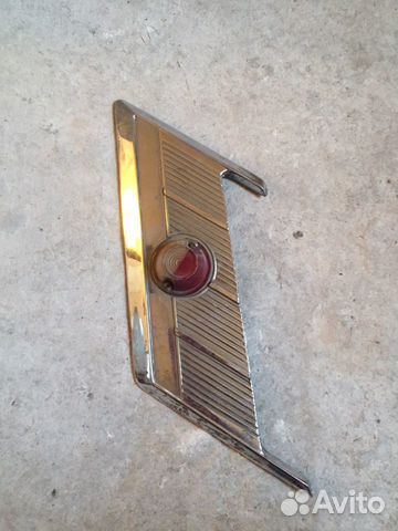 Накладка задней стойки газ 2410 хром