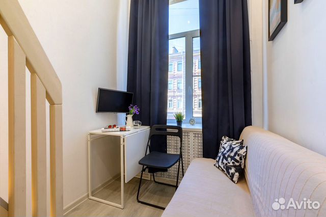 

Квартира-студия, 18 м², 2 кровати