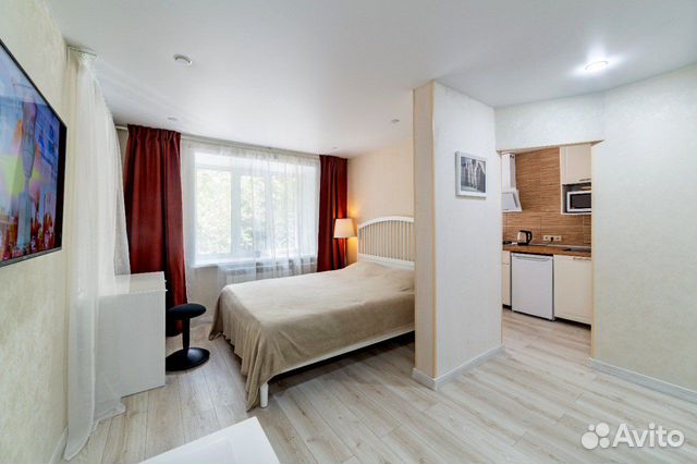

1-к. квартира, 40 м², 2 кровати