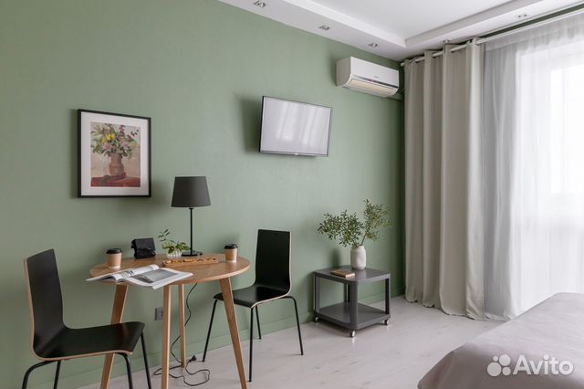 

Квартира-студия, 35 м², 2 кровати