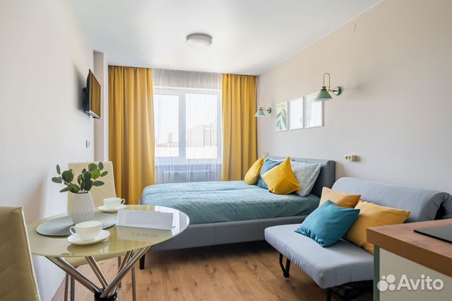 

Квартира-студия, 20 м², 2 кровати