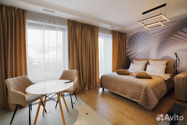 

Квартира-студия, 35 м², 1 кровать