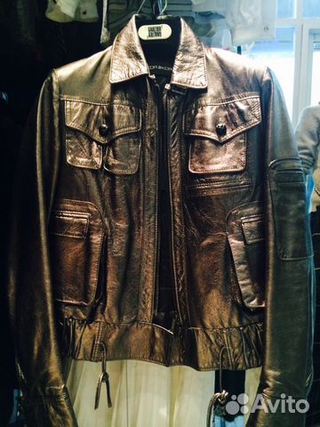 Куртка кожаная