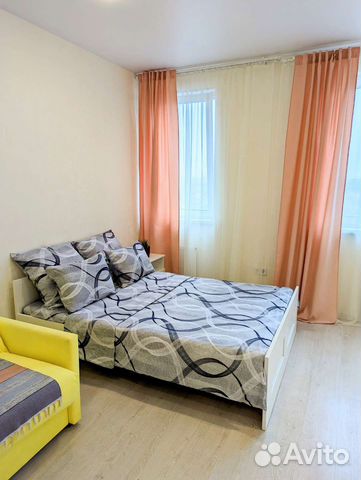 

Квартира-студия, 33 м², 2 кровати