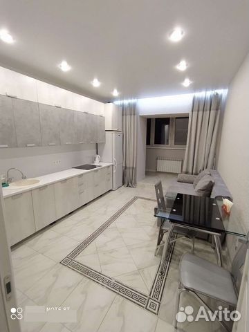 

1-к. квартира, 54 м², 2 кровати