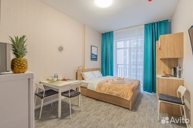 

Квартира-студия, 25 м², 1 кровать