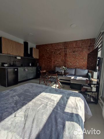 

Квартира-студия, 28 м², 2 кровати