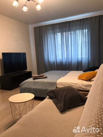

1-к. квартира, 40 м², 2 кровати