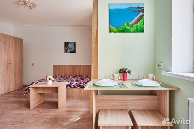 

Квартира-студия, 29 м², 1 кровать
