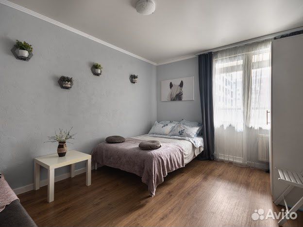 

1-к. квартира, 40 м², 3 кровати