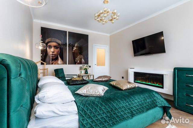 

1-к. квартира, 40 м², 2 кровати