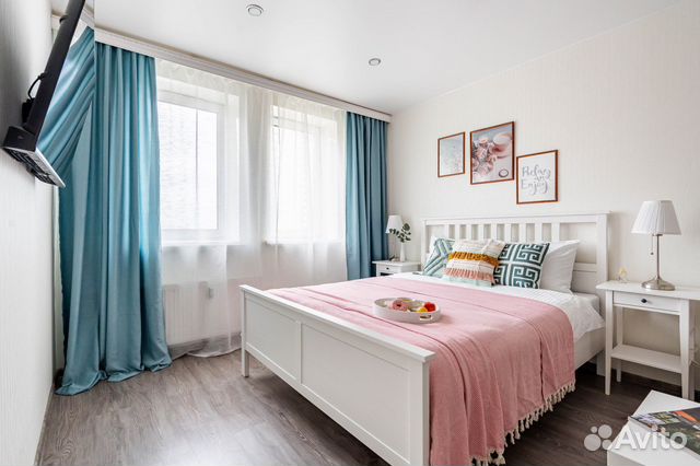 

1-к. квартира, 40 м², 2 кровати