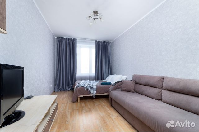 

1-к. квартира, 37 м², 2 кровати